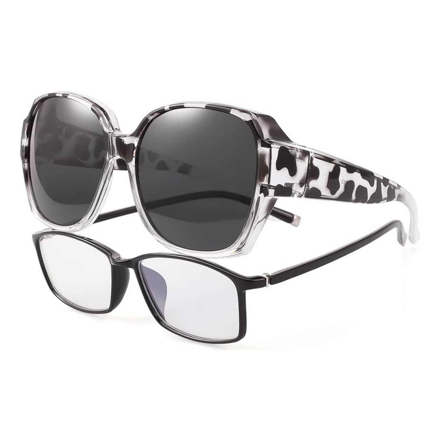 LumiShade® Leopard – Polarised Overlay Sunglasses